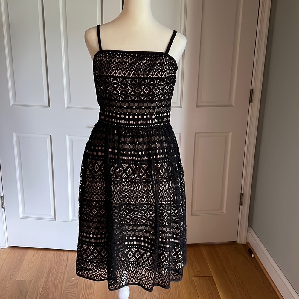 Jessica Simpson black sun dress